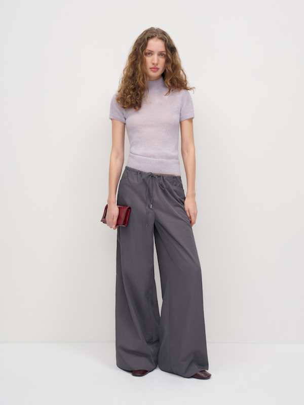 Zian Low Rise Pant - Grey